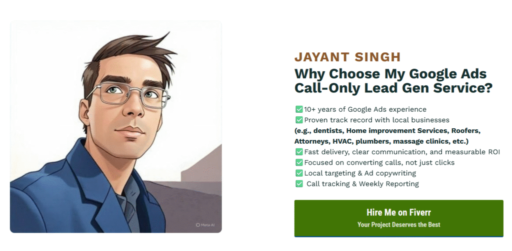 Google Call Ads for Interior Designers